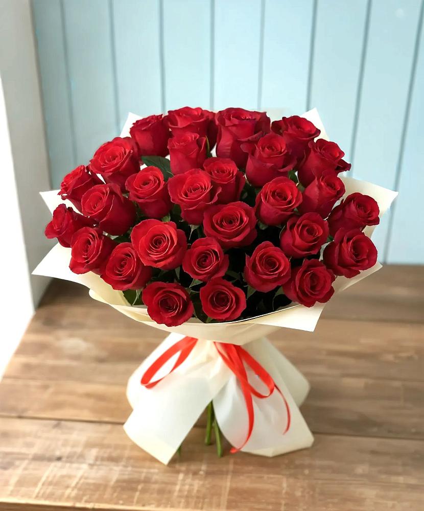 Букет 29 Красных роз в Дне