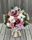 Букет цветов из: Альстромерии, Гвоздики, Розы и Хризантемы в Дне