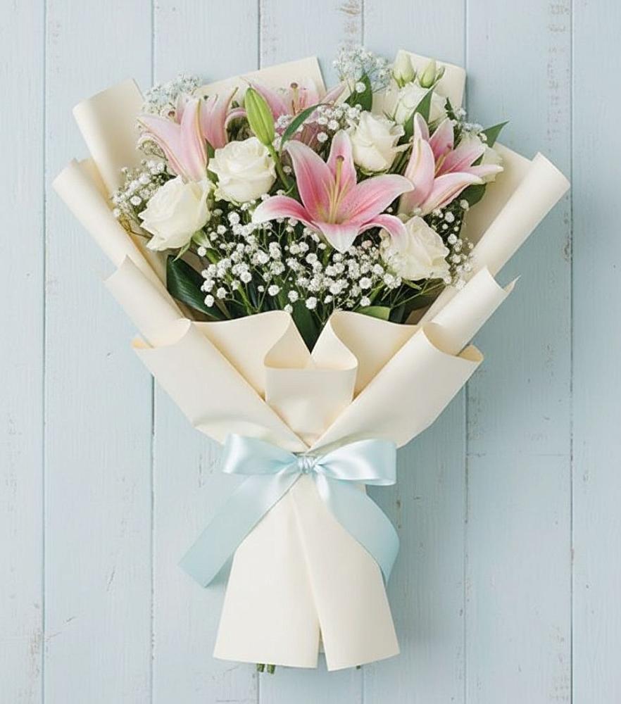 Букет цветов из: Лилии в Дне