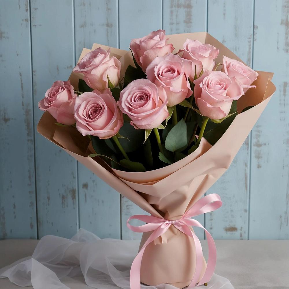 Букет цветов из: Розы в Дне