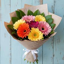 Букет цветов из:  Герберы #REPLACE_PRED# Дне