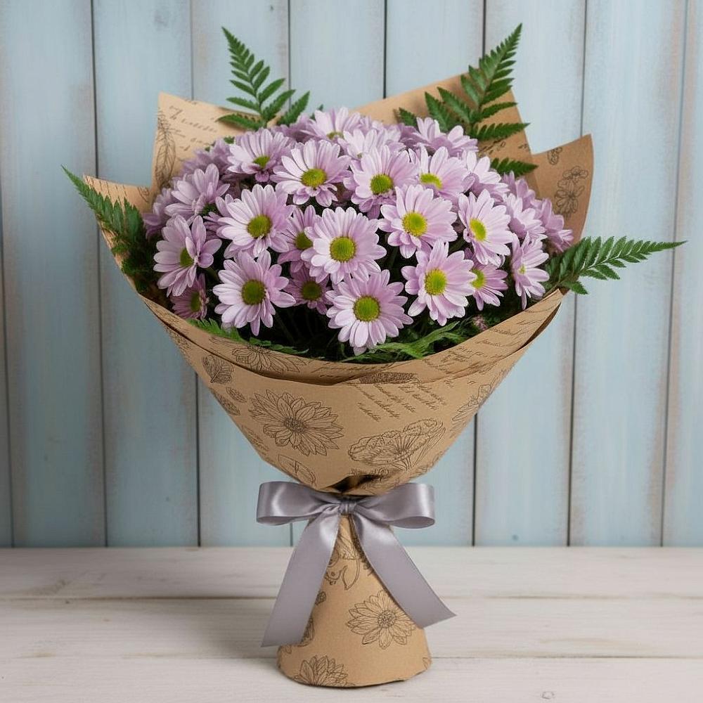 Букет цветов из: Хризантемы в Дне