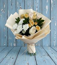 Букет цветов из:  Розы и Хризантемы #REPLACE_PRED# Дне