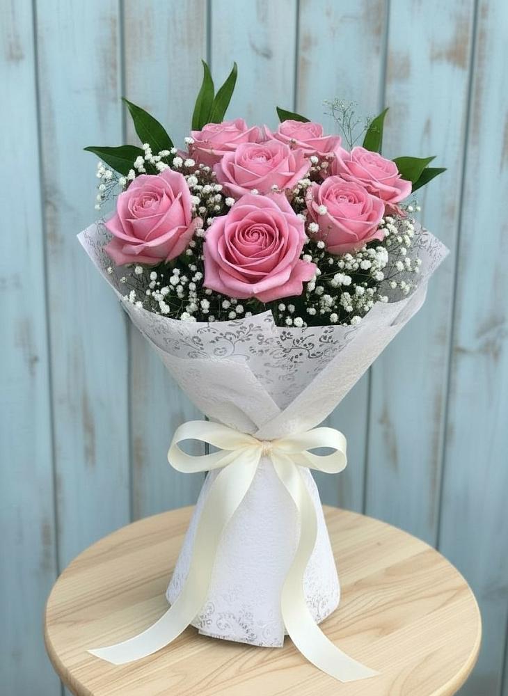 Букет цветов из: Розы в Дне