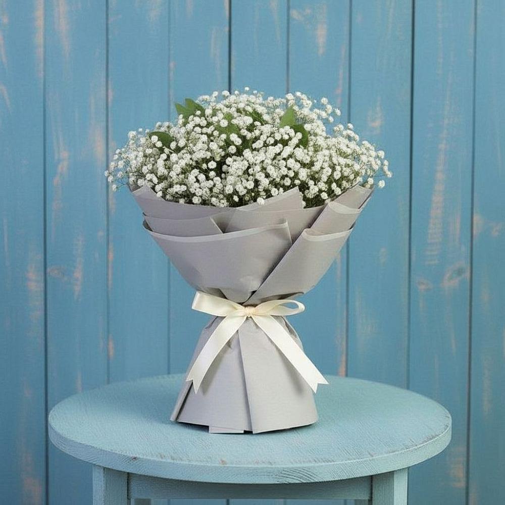 Букет цветов из: Гипсофила в Дне