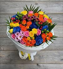 Букет цветов из:  Розы и Хризантемы в Дне