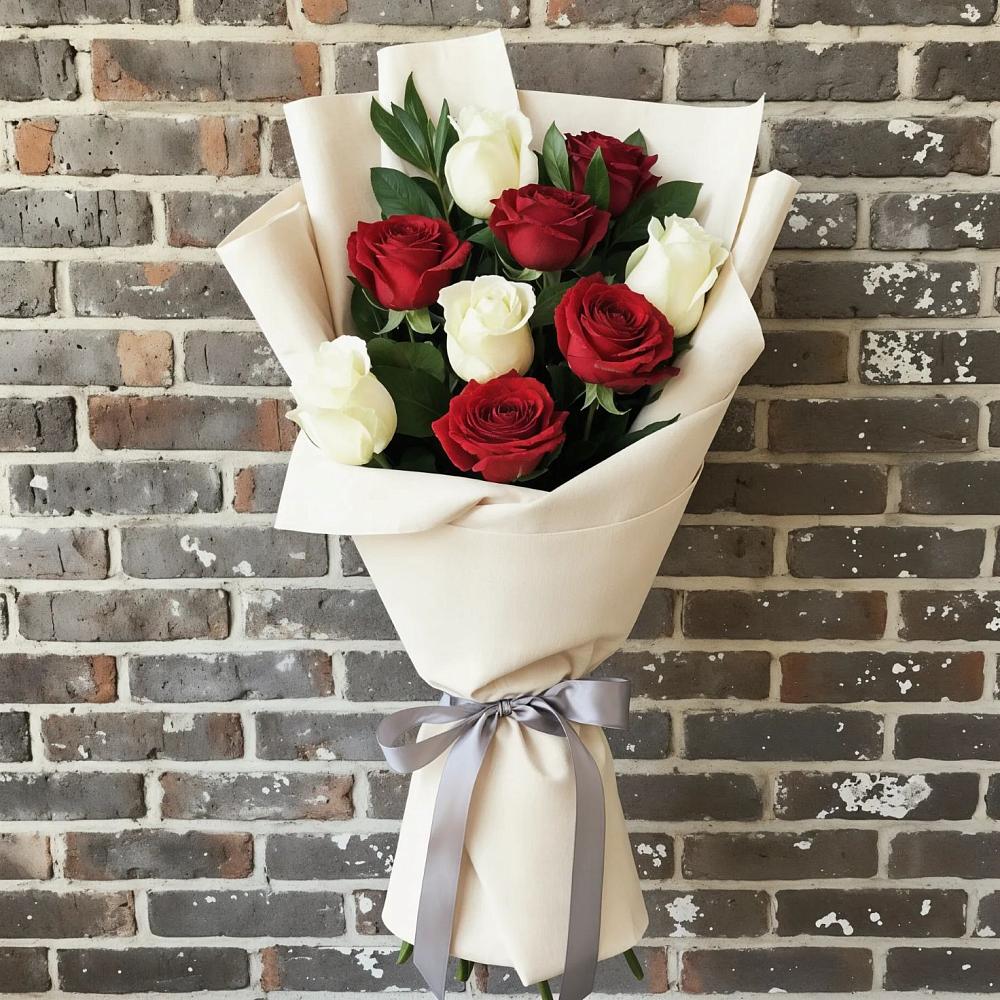 Букет цветов из: Розы в Дне