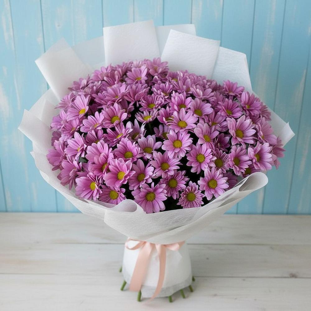 Букет цветов из: Хризантемы в Дне