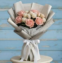 Букет цветов из:  Розы #REPLACE_PRED# Дне