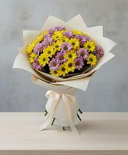 Букет цветов из:  Хризантемы в Дне