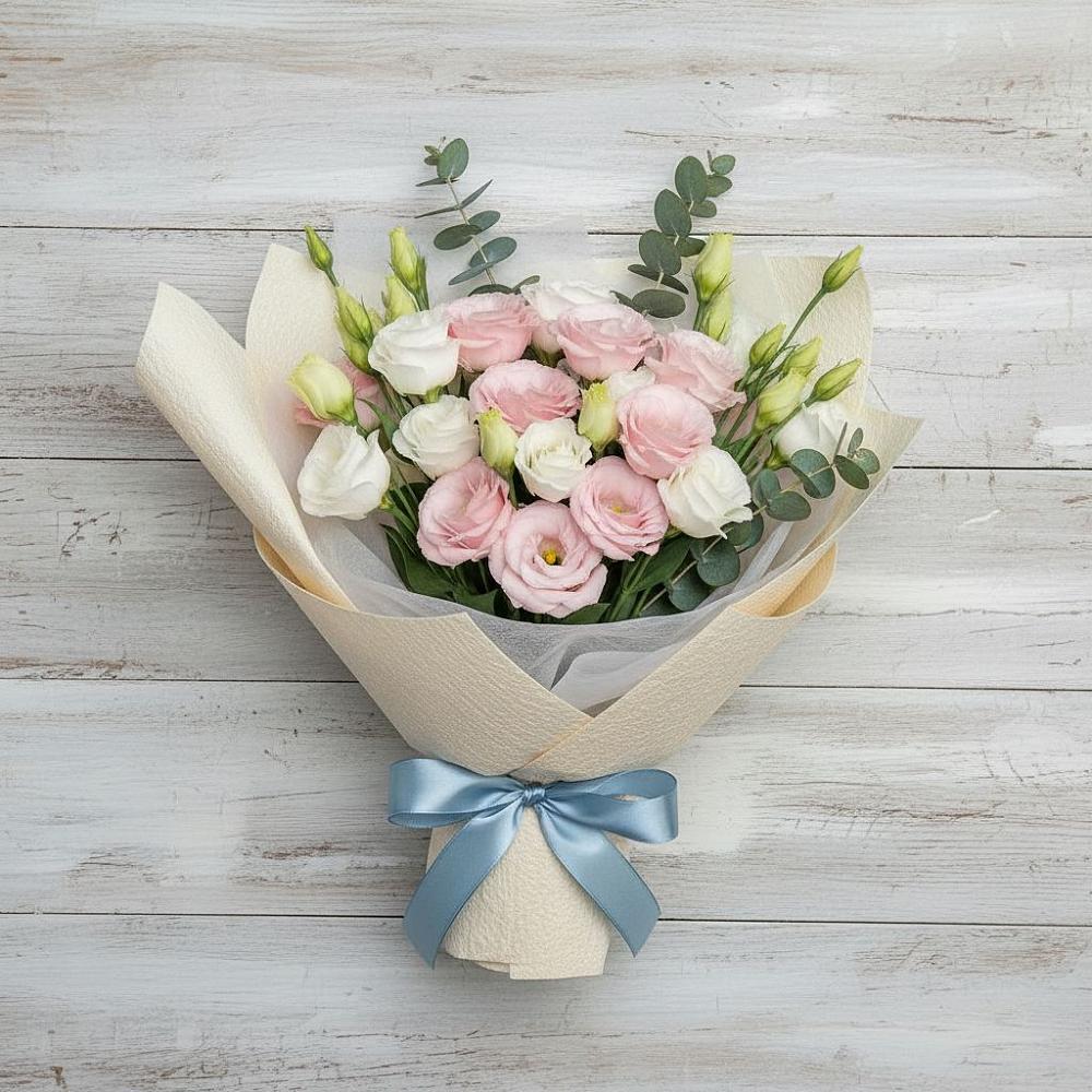 Букет цветов из: Лизиантусы в Дне